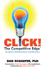 Cover of Dr. Dan's book, "CLICK! The Competitive Edge"